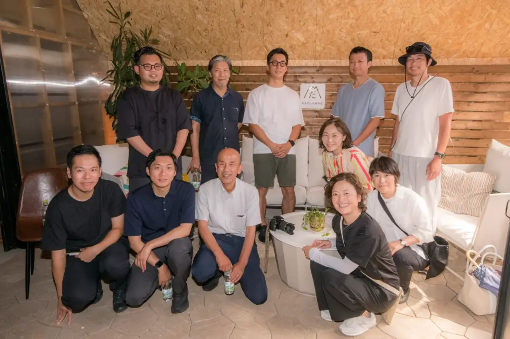 やまのまんなかだ